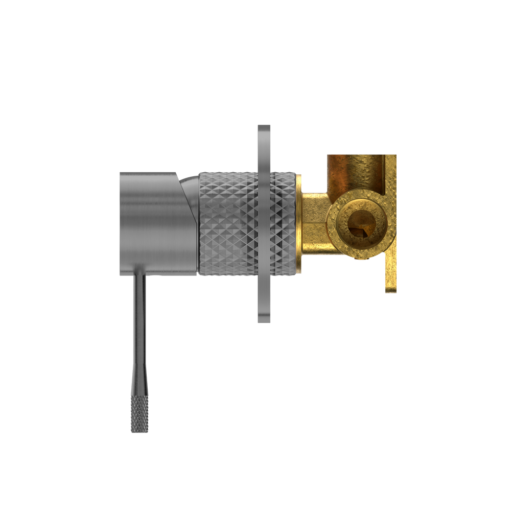 OPAL SHOWER MIXER 80MM PLATE GRAPHITE (NR251909GR)
