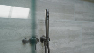 MECCA SHOWER MIXER WITH HORIZONTAL 2 WAY DIVERTOR GUN METAL (NR221911UGM)