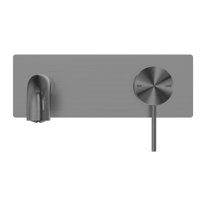 MECCA WALL BASIN/BATH MIXER 120/160/185/230/260MM GUN METAL