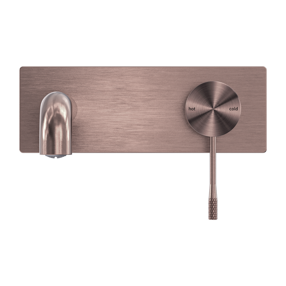 OPAL WALL BASIN/BATH MIXER 120/160/185/230/260MM BRUSHED BRONZE