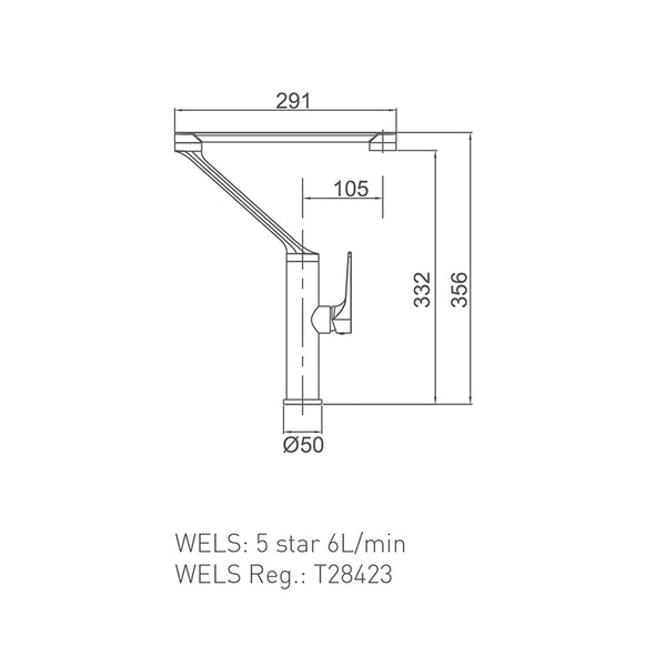 WT 6216BG  EXON7 Sink Mixer