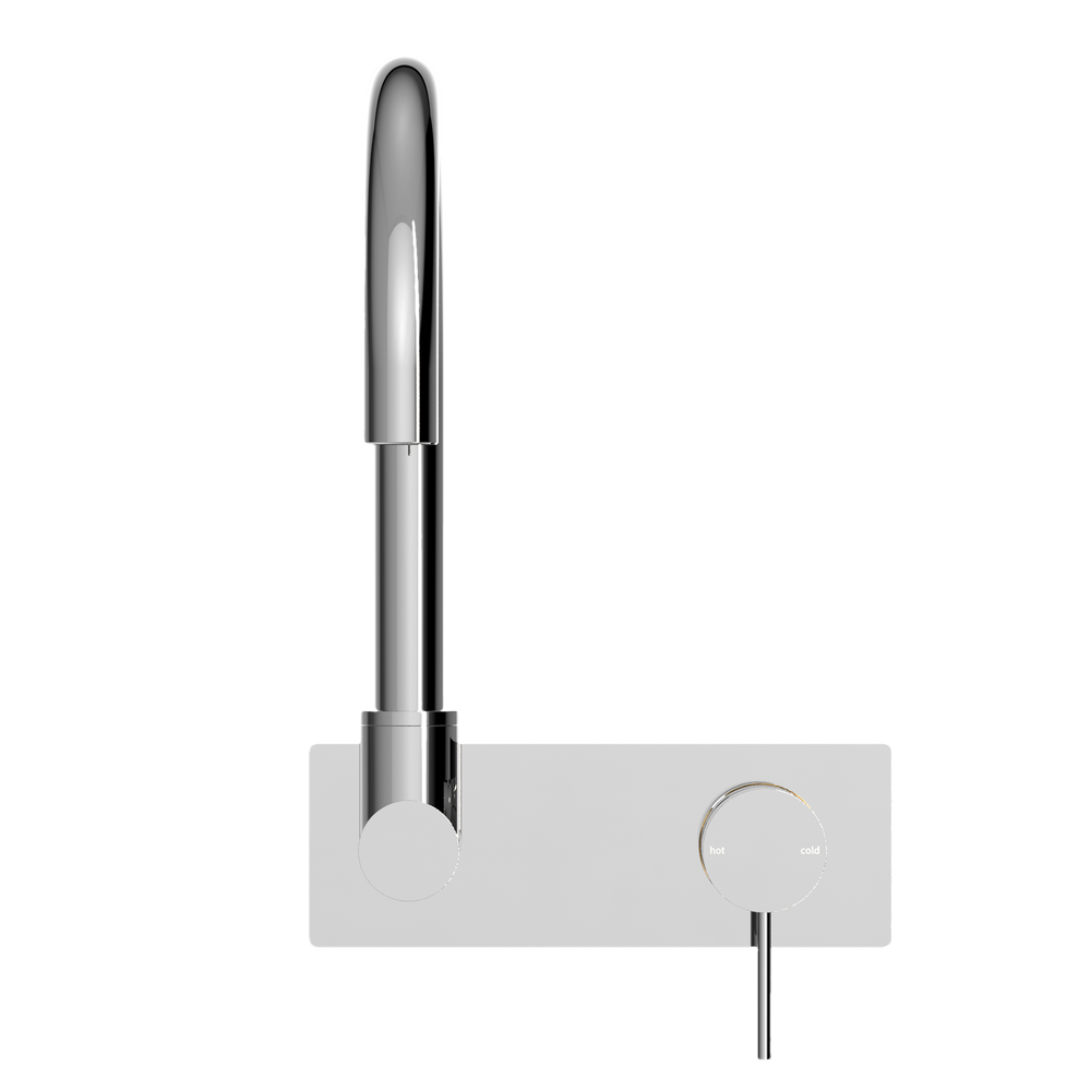 MECCA WALL BASIN/BATH MIXER SWIVEL SPOUT CHROME (NR221910QCH)