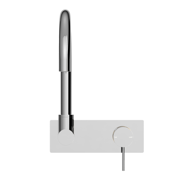 MECCA WALL BASIN/BATH MIXER SWIVEL SPOUT CHROME (NR221910QCH)