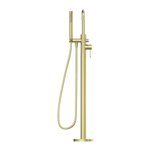 OPAL FREESTANDING BATH MIXER WITH HAND SHOWER BRUSHED GOLD (NR251903aBG)