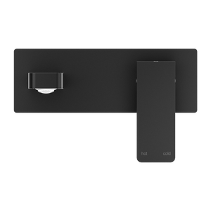 CELIA WALL BASIN/BATH MIXER MATTE BLACK (NR301507aMB)