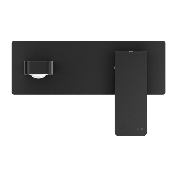 CELIA WALL BASIN/BATH MIXER MATTE BLACK (NR301507aMB)
