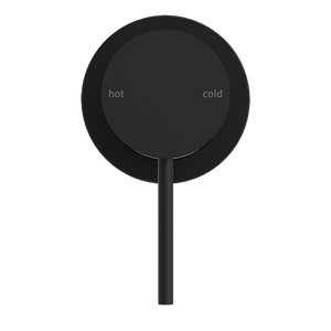 MECCA SHOWER MIXER 60MM PLATE MATTE BLACK (NR221911HMB)