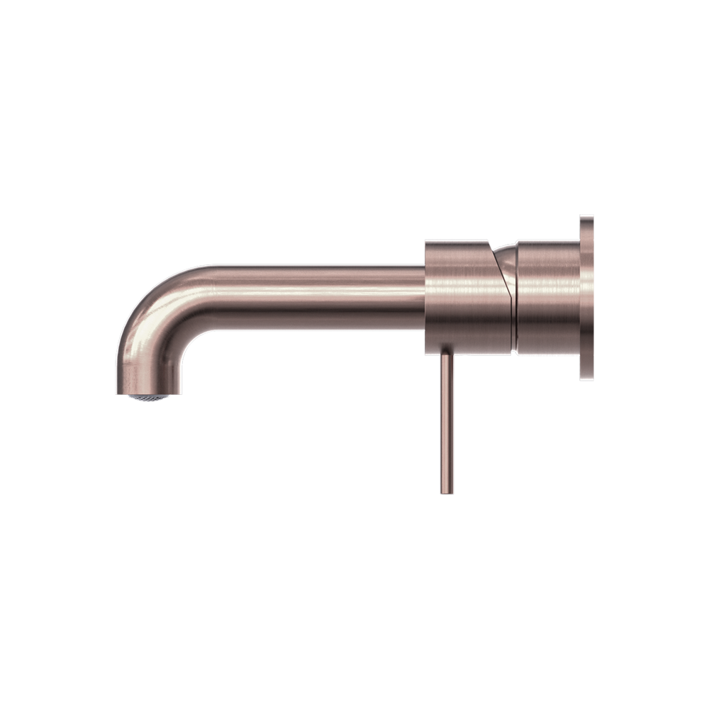 MECCA WALL BASIN/BATH MIXER SEPARATE BACK PLATE 120/160/185/230/260MM BRUSHED BRONZE