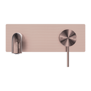 MECCA WALL BASIN/BATH MIXER 120/160/185/230/260MM BRUSHED BRONZE