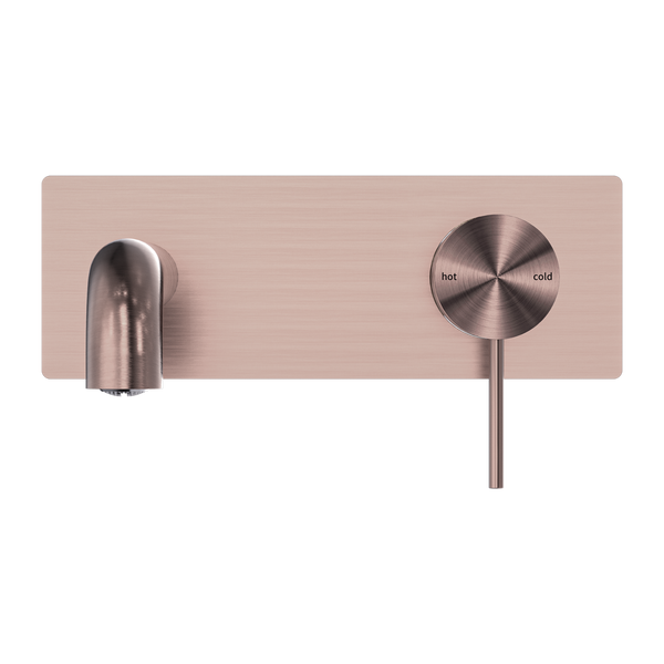 MECCA WALL BASIN/BATH MIXER 120/160/185/230/260MM BRUSHED BRONZE