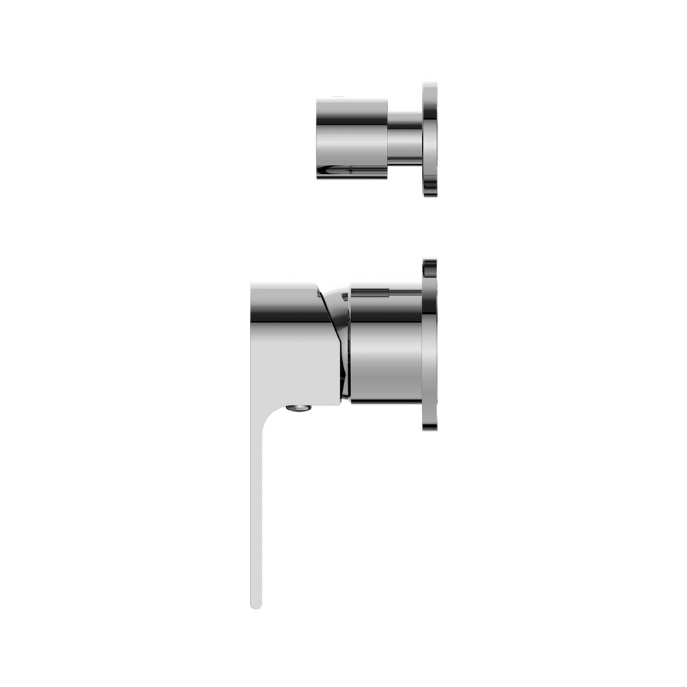 BIANCA SHOWER MIXER WITH DIVERTOR SEPARATE BACK PLATE CHROME (NR321511GCH)