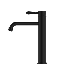 YORK STRAIGHT TALL BASIN MIXER WITH METAL LEVER MATTE BLACK (NR692101a02MB)