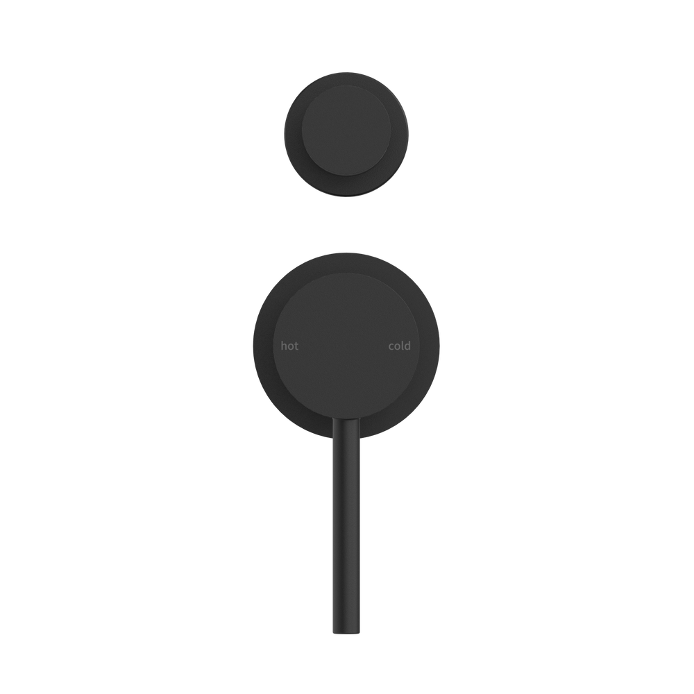 DOLCE SHOWER MIXER WITH DIVERTOR SEPARATE BACK PLATE MATTE BLACK (NR250811EMB)