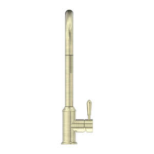 YORK PULL OUT SINK MIXER WITH VEGIE SPRAY FUNCTION WITH METAL LEVER AGED BRASS (NR69210802AB)