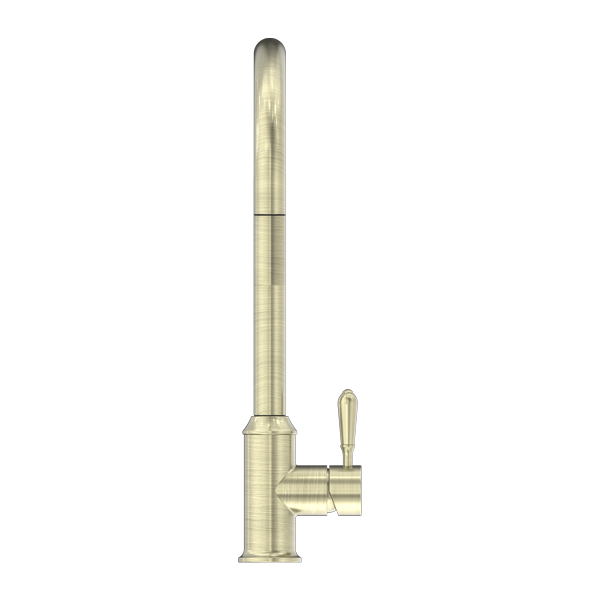 YORK PULL OUT SINK MIXER WITH VEGIE SPRAY FUNCTION WITH METAL LEVER AGED BRASS (NR69210802AB)