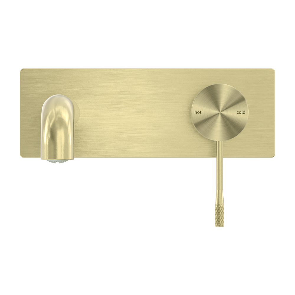 OPAL WALL BASIN/BATH MIXER 120/160/185/230/260MM BRUSHED GOLD