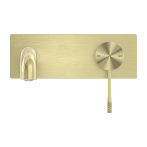 OPAL WALL BASIN/BATH MIXER 120/160/185/230/260MM BRUSHED GOLD
