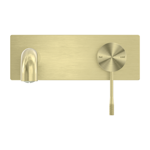 OPAL WALL BASIN/BATH MIXER 120/160/185/230/260MM BRUSHED GOLD