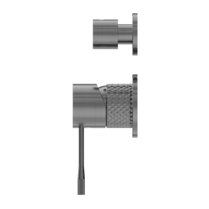 OPAL SHOWER MIXER WITH DIVERTOR SEPARATE PLATE GRAPHITE (NR251909eGR)