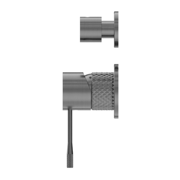 OPAL SHOWER MIXER WITH DIVERTOR SEPARATE PLATE GRAPHITE (NR251909eGR)