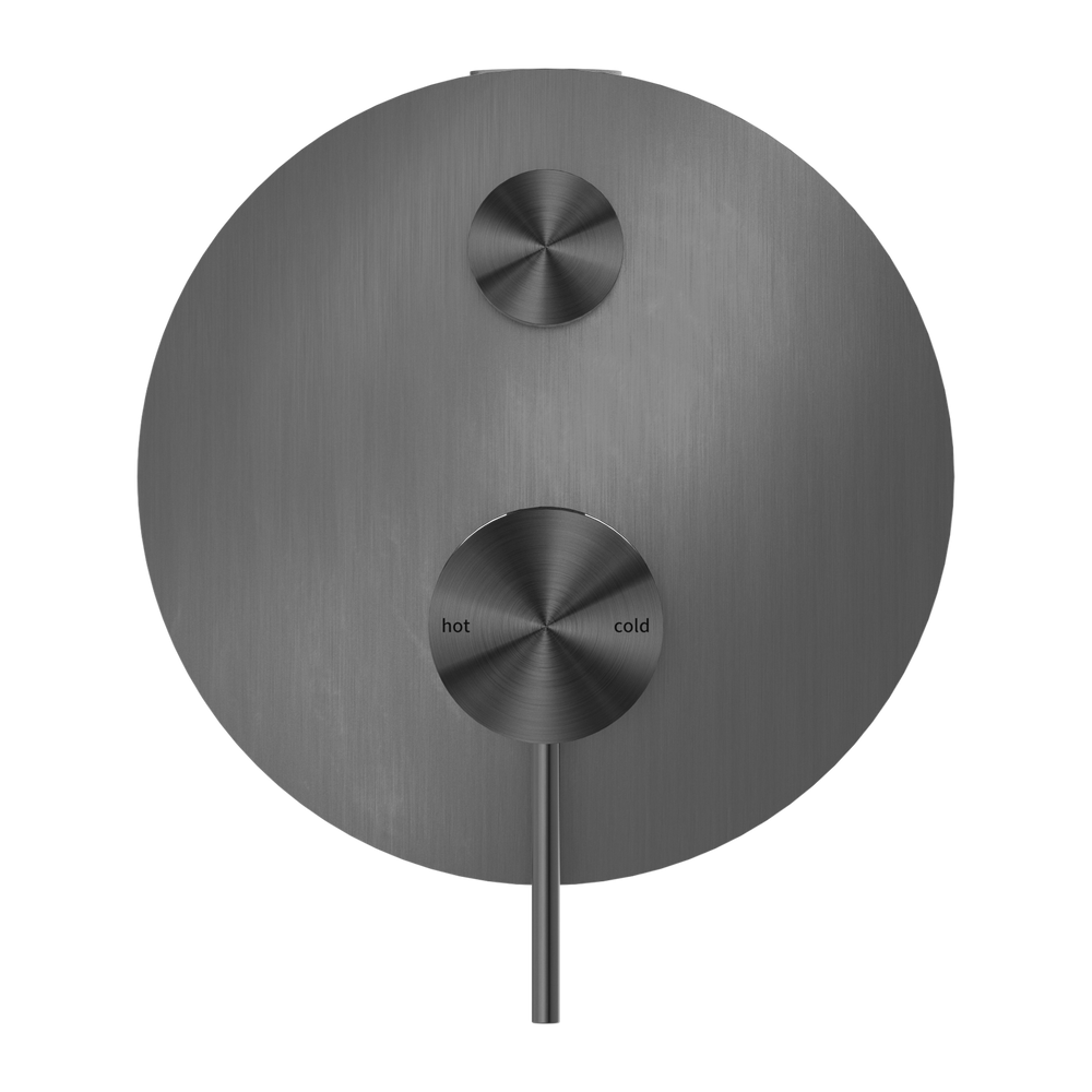MECCA SHOWER MIXER WITH DIVERTOR GUN METAL (NR221911AGM)