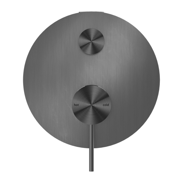 MECCA SHOWER MIXER WITH DIVERTOR GUN METAL (NR221911AGM)