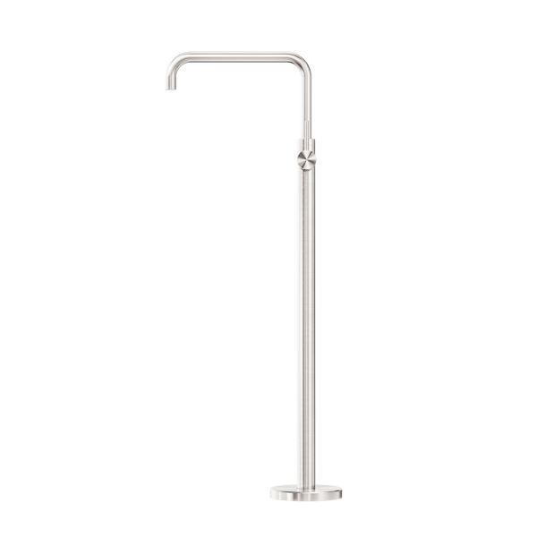 MECCA FREESTANDING BATH MIXER SQUARE SHAPE BRUSHED NICKEL (NR221903bBN)