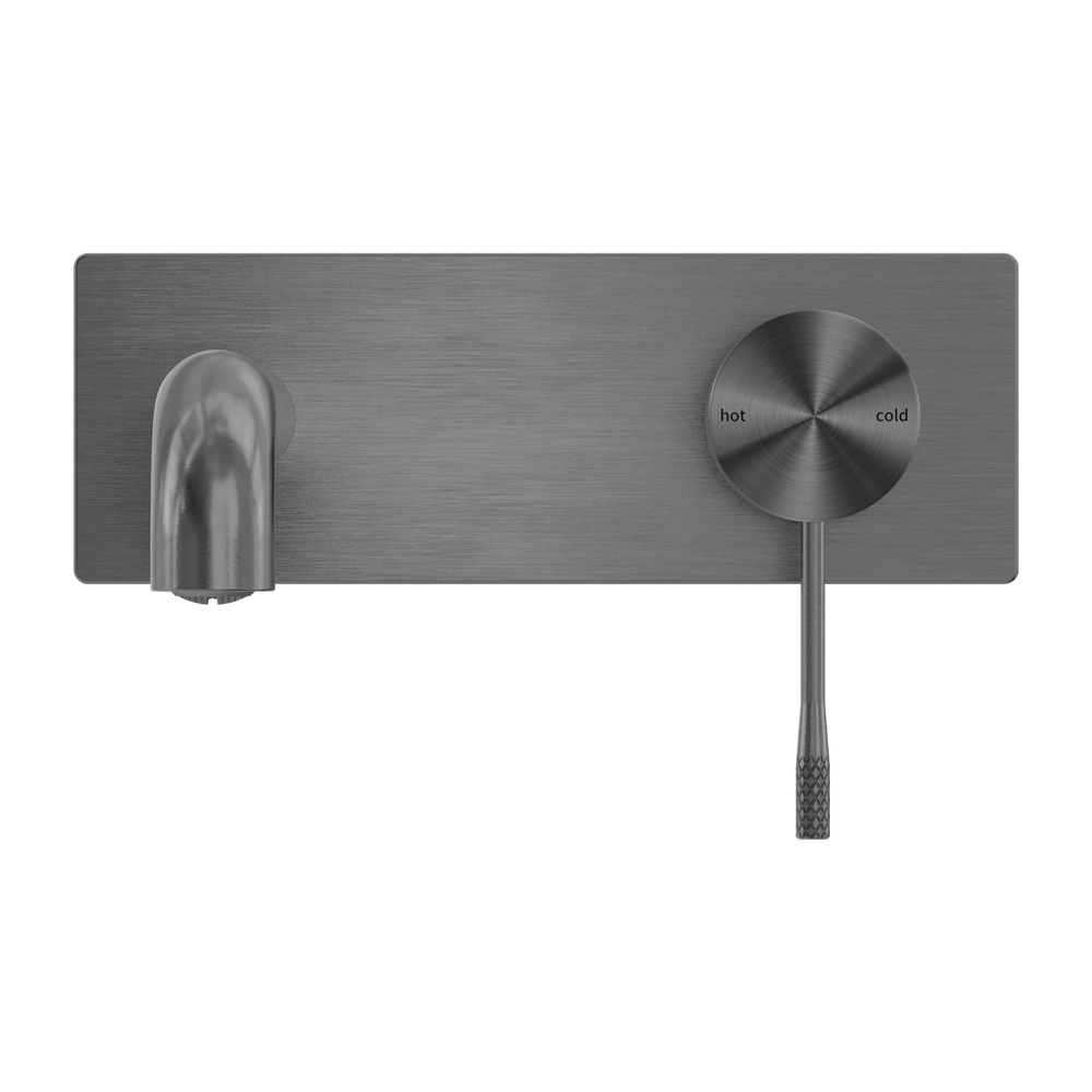 OPAL WALL BASIN/BATH MIXER 120/160/185/230/260MM GRAPHITE