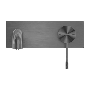 OPAL WALL BASIN/BATH MIXER 120/160/185/230/260MM GRAPHITE