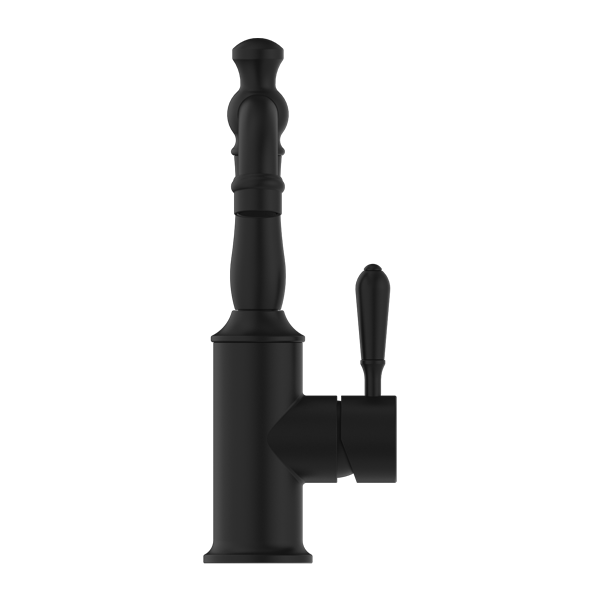 YORK BASIN MIXER WITH METAL LEVER MATTE BLACK (NR69210102MB)