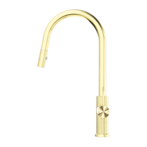OPAL PULL OUT SINK MIXER WITH VEGIE SPRAY FUNCTION BRUSHED GOLD (NR251908BG)