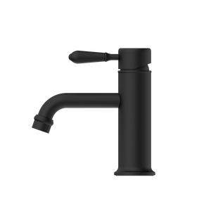 YORK STRAIGHT BASIN MIXER WITH METAL LEVER MATTE BLACK (NR692101b02MB)