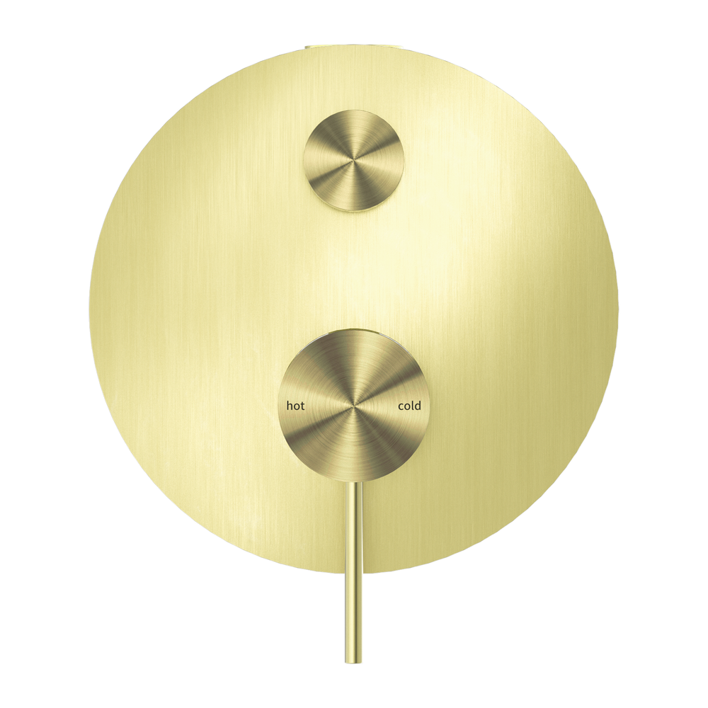 MECCA SHOWER MIXER WITH DIVERTOR BRUSHED GOLD (NR221911ABG)