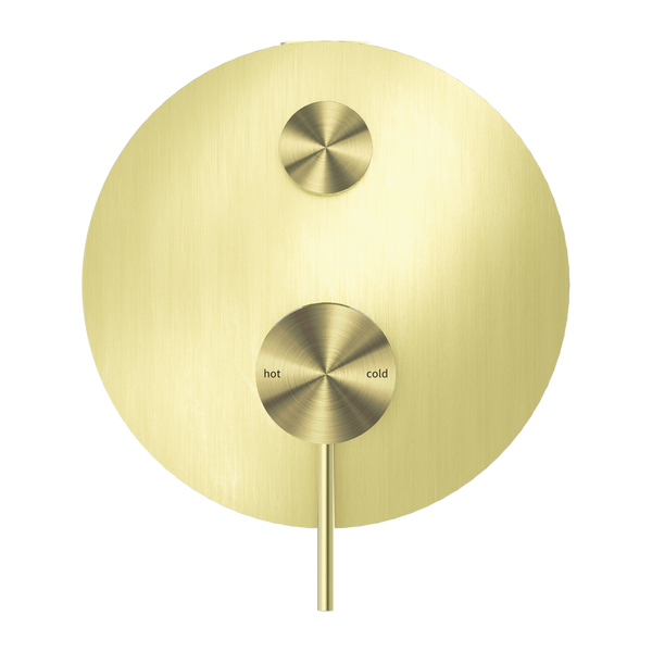 MECCA SHOWER MIXER WITH DIVERTOR BRUSHED GOLD (NR221911ABG)