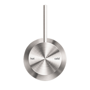 MECCA SHOWER MIXER 60MM HANDLE UP PLATE BRUSHED NICKEL (NR221911JBN)