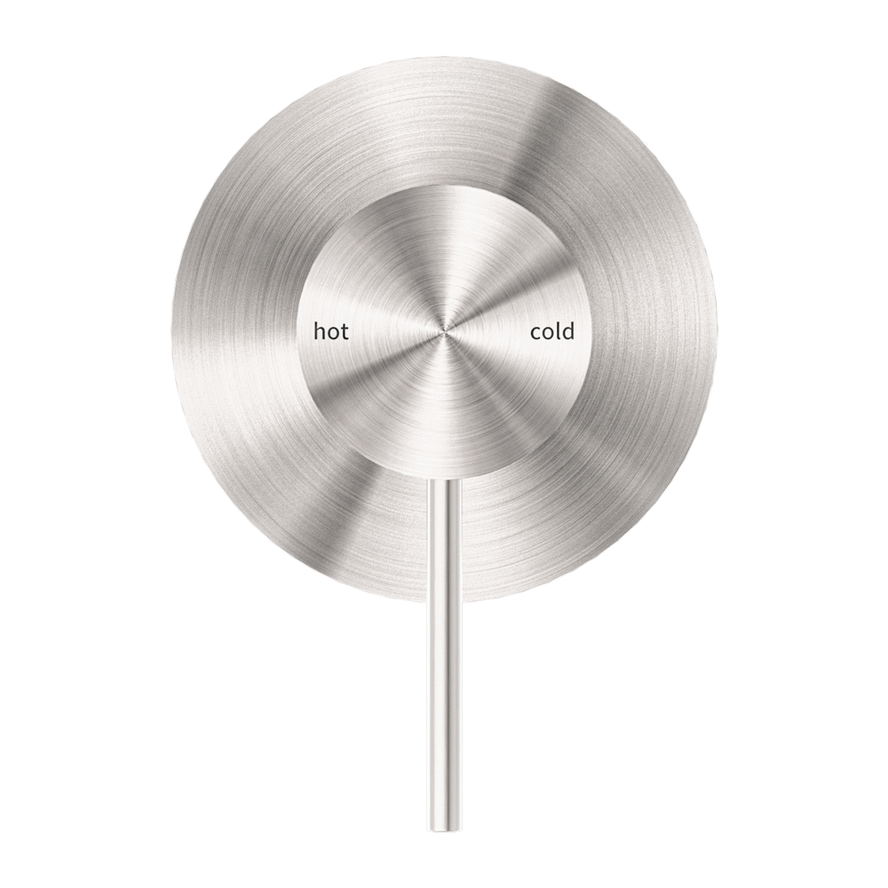 MECCA SHOWER MIXER 80MM PLATE BRUSHED NICKEL (NR221911BN)