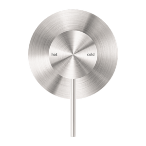 MECCA SHOWER MIXER 80MM PLATE BRUSHED NICKEL (NR221911BN)
