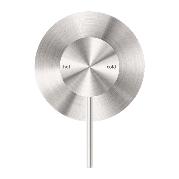 MECCA SHOWER MIXER 80MM PLATE BRUSHED NICKEL (NR221911BN)