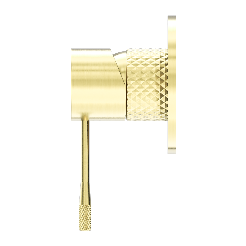OPAL SHOWER MIXER 80MM PLATE BRUSHED GOLD (NR251909BG)