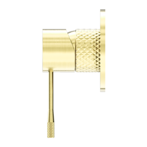 OPAL SHOWER MIXER 80MM PLATE BRUSHED GOLD (NR251909BG)