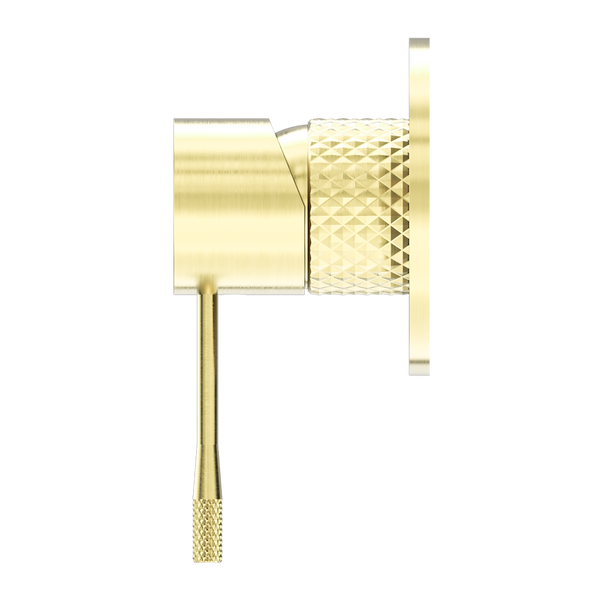 OPAL SHOWER MIXER 80MM PLATE BRUSHED GOLD (NR251909BG)