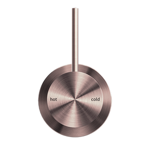 MECCA SHOWER MIXER 60MM HANDLE UP PLATE BRUSHED BRONZE (NR221911JBZ)