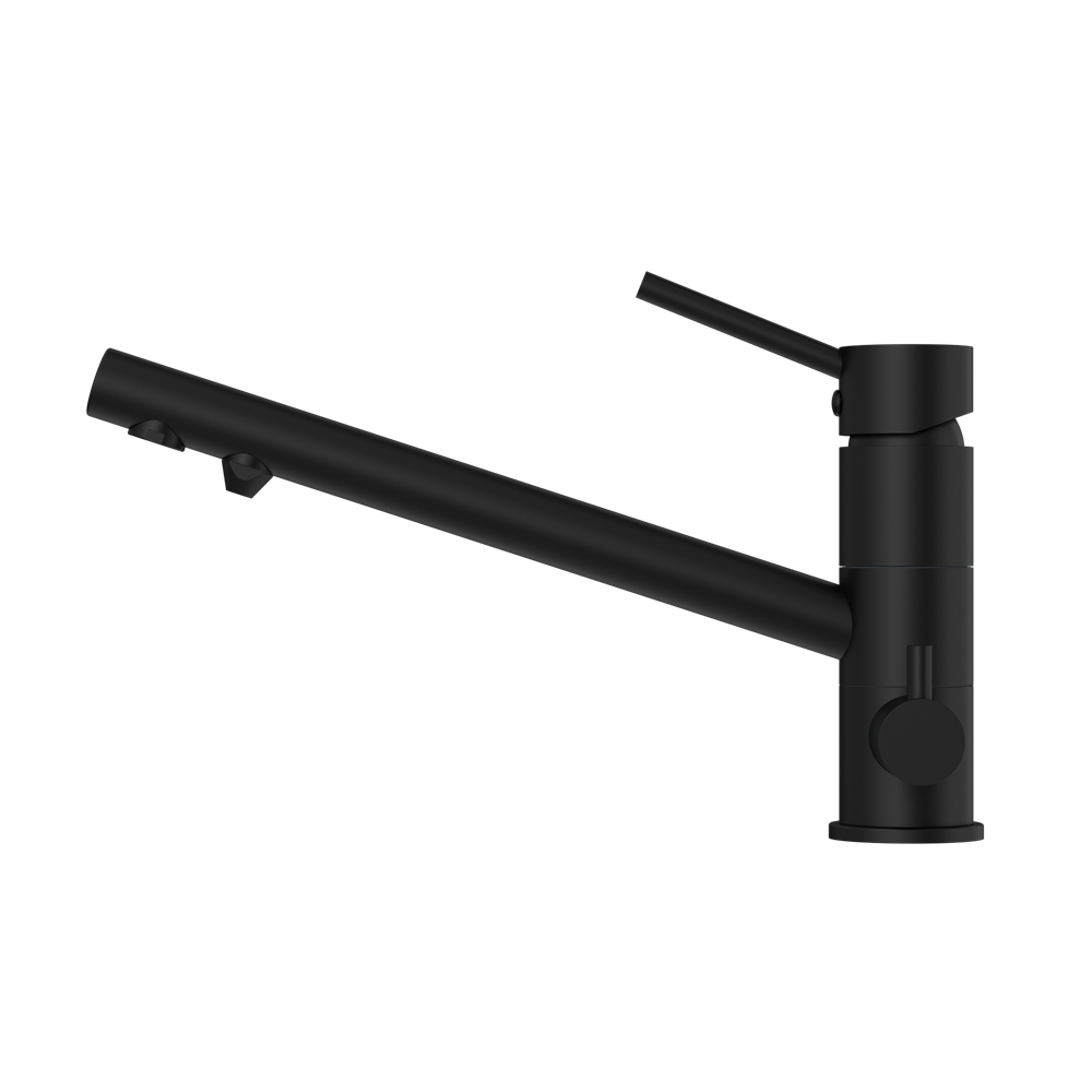 Dolce Three-Way Kitchen Mixer Matte Black (NR250807GMB)