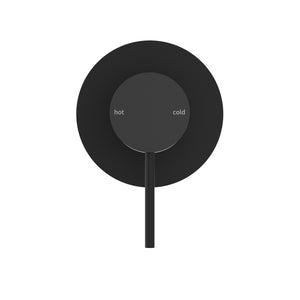 MECCA SHOWER MIXER 80MM PLATE MATTE BLACK (NR221911MB)