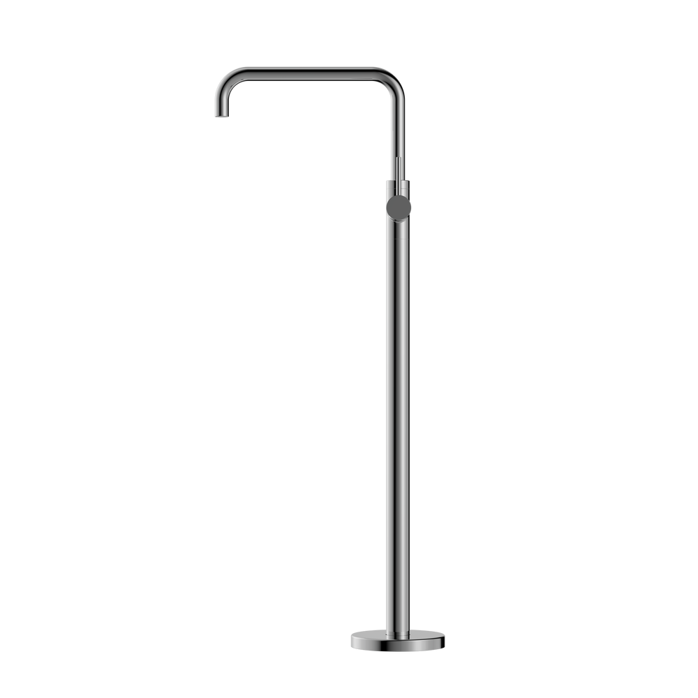 MECCA FREESTANDING BATH MIXER SQUARE SHAPE CHROME (NR221903bCH)