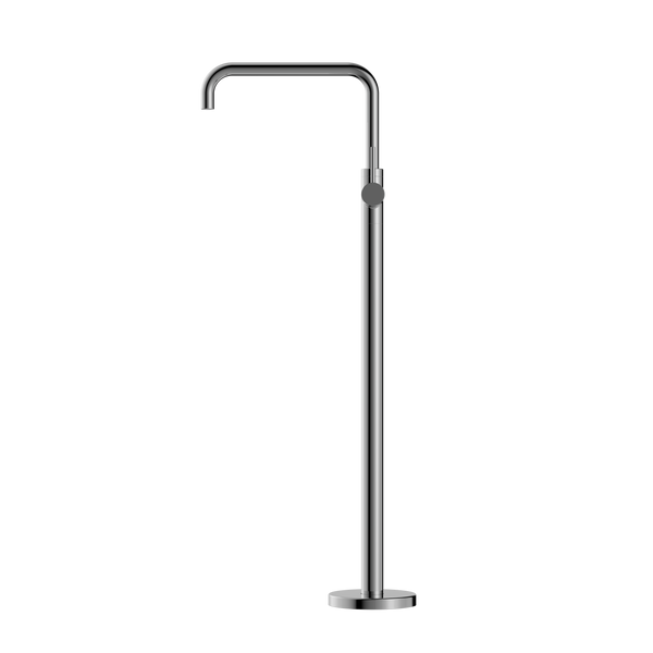 MECCA FREESTANDING BATH MIXER SQUARE SHAPE CHROME (NR221903bCH)