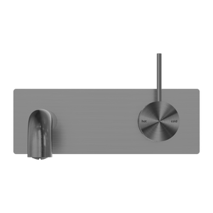MECCA WALL BASIN/BATH MIXER HANDLE UP 120/160/185/230/260MM GUN METAL