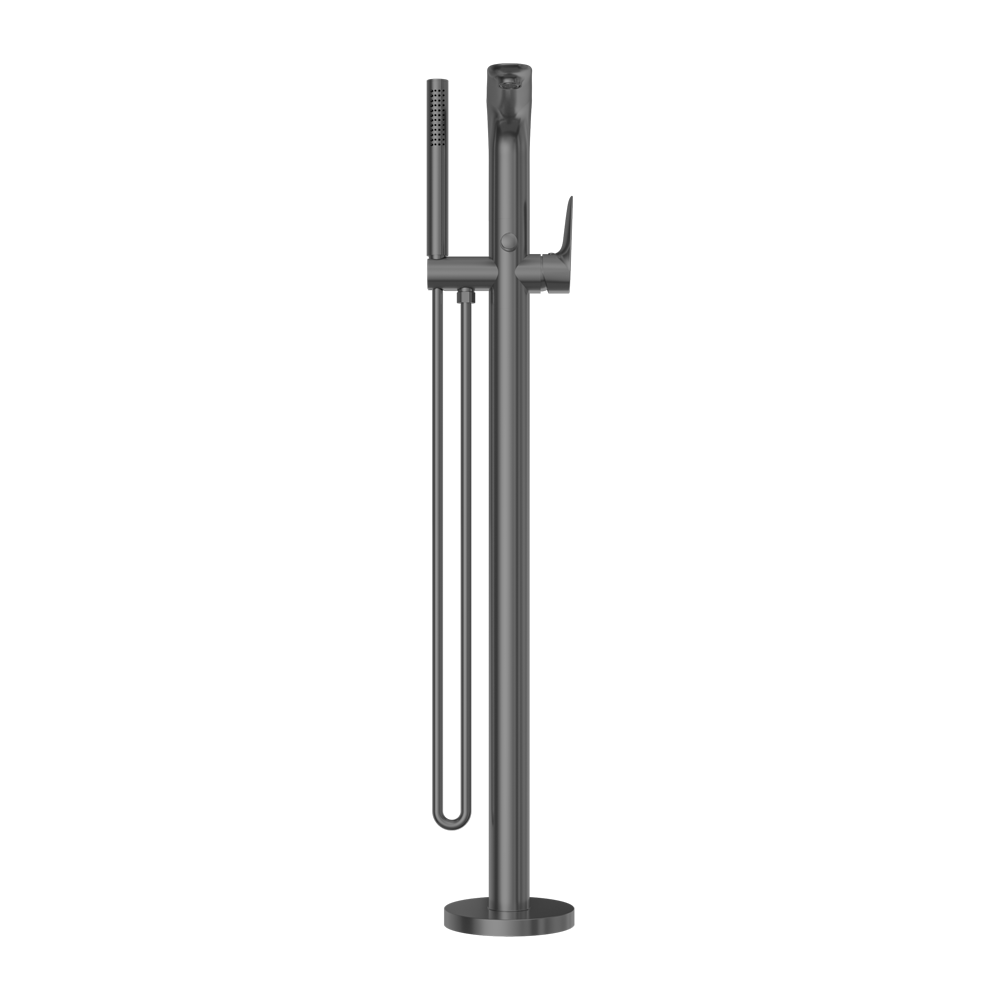 BIANCA FREESTANDING BATH MIXER WITH HAND SHOWER GUN METAL (NR321503aGM)