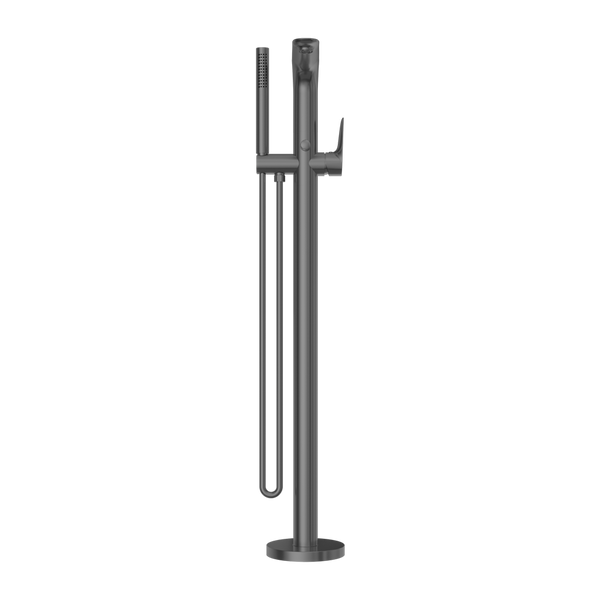 BIANCA FREESTANDING BATH MIXER WITH HAND SHOWER GUN METAL (NR321503aGM)