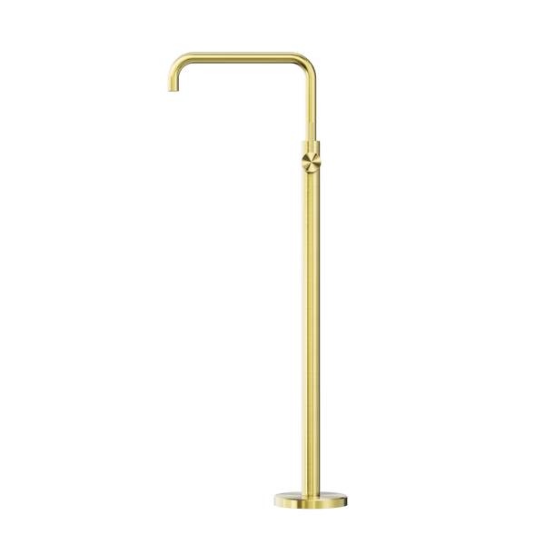 MECCA FREESTANDING BATH MIXER SQUARE SHAPE BRUSHED GOLD (NR221903bBG)